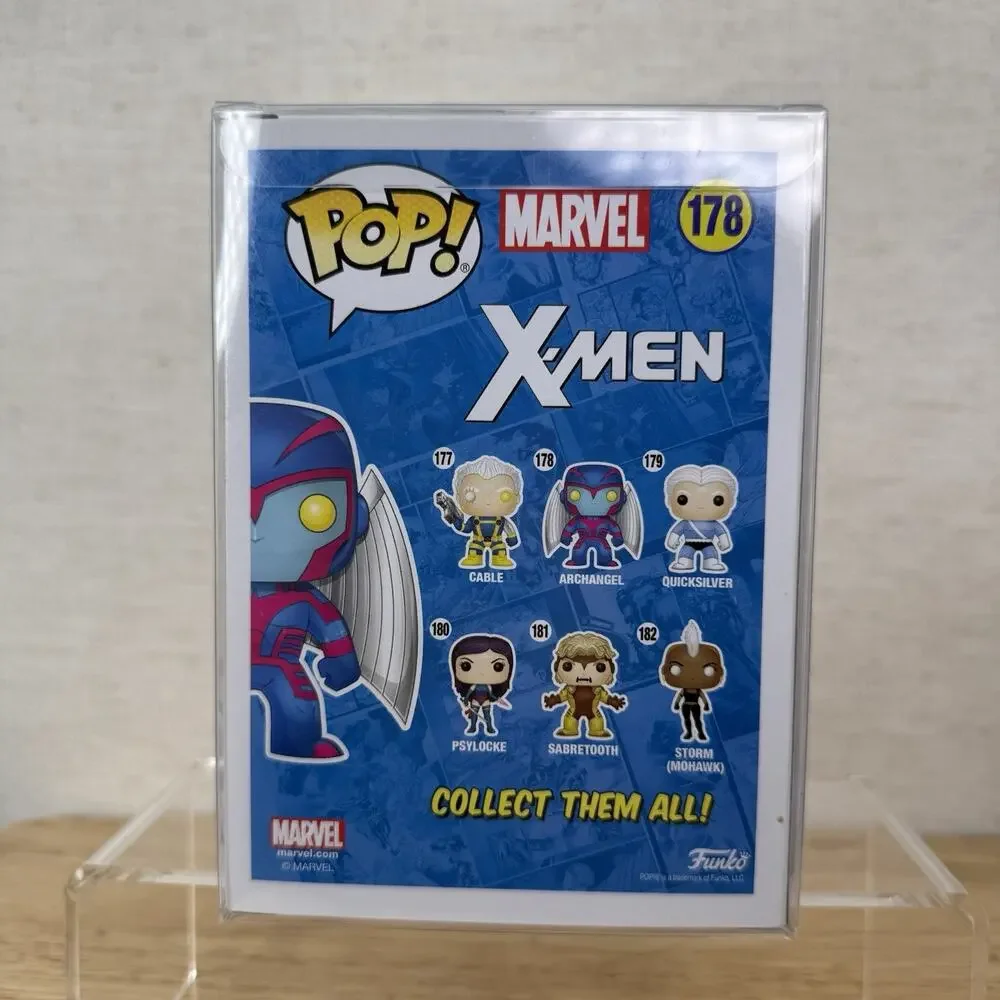 Funko Pop! X-Men Archangel #178 Vinyl Figure Marvel Comics Figure W/Protector